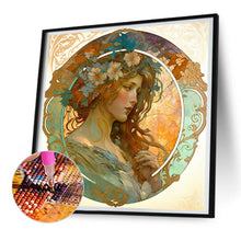 Load image into Gallery viewer, Diamond Painting - Full Round - beautiful woman (30*30CM)
