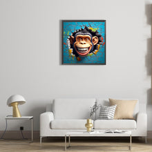 Load image into Gallery viewer, Diamond Painting - Full Round - small animals breaking through the wall (30*30CM)

