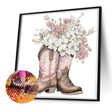 Load image into Gallery viewer, Diamond Painting - Full Round - western cowboy boots (30*30CM)
