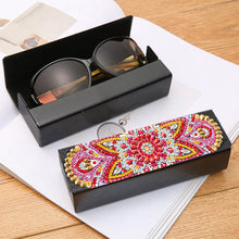 Load image into Gallery viewer, DIY Diamond Painting Leather Sunglass Storage Box Mandala Flowers (Q39)
