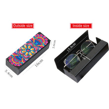 Load image into Gallery viewer, DIY Diamond Painting Leather Sunglass Storage Box Mandala Flowers (Q40)
