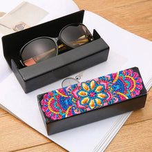 Load image into Gallery viewer, DIY Diamond Painting Leather Sunglass Storage Box Mandala Flowers (Q40)
