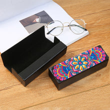Load image into Gallery viewer, DIY Diamond Painting Leather Sunglass Storage Box Mandala Flowers (Q40)
