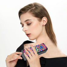 Load image into Gallery viewer, DIY Diamond Painting Leather Sunglass Storage Box Mandala Flowers (Q40)
