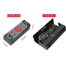 Load image into Gallery viewer, DIY Diamond Painting Leather Sunglass Storage Box Mandala Flowers (Q43)
