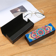 Load image into Gallery viewer, DIY Diamond Painting Leather Sunglass Storage Box Mandala Flowers (Q47)

