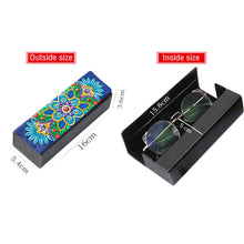 Load image into Gallery viewer, DIY Diamond Painting Leather Sunglass Storage Box Mandala Flowers (Q49)

