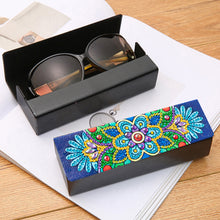 Load image into Gallery viewer, DIY Diamond Painting Leather Sunglass Storage Box Mandala Flowers (Q49)
