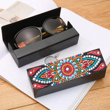 Load image into Gallery viewer, DIY Diamond Painting Leather Sunglass Storage Box Mandala Flowers (Q50)
