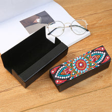 Load image into Gallery viewer, DIY Diamond Painting Leather Sunglass Storage Box Mandala Flowers (Q50)
