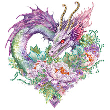 Load image into Gallery viewer, Diamond Painting - Partial Special Shaped - dragon art (30*30CM)
