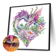 Load image into Gallery viewer, Diamond Painting - Partial Special Shaped - dragon art (30*30CM)
