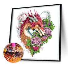 Load image into Gallery viewer, Diamond Painting - Partial Special Shaped - dragon art (30*30CM)
