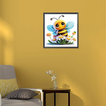 Load image into Gallery viewer, Diamond Painting - Partial Special Shaped - little bee (30*30CM)
