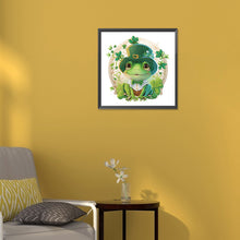 Load image into Gallery viewer, Diamond Painting - Partial Special Shaped - Little frog (30*30CM)

