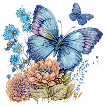 Load image into Gallery viewer, Diamond Painting - Partial Special Shaped - Butterfly (30*30CM)

