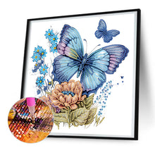 Load image into Gallery viewer, Diamond Painting - Partial Special Shaped - Butterfly (30*30CM)
