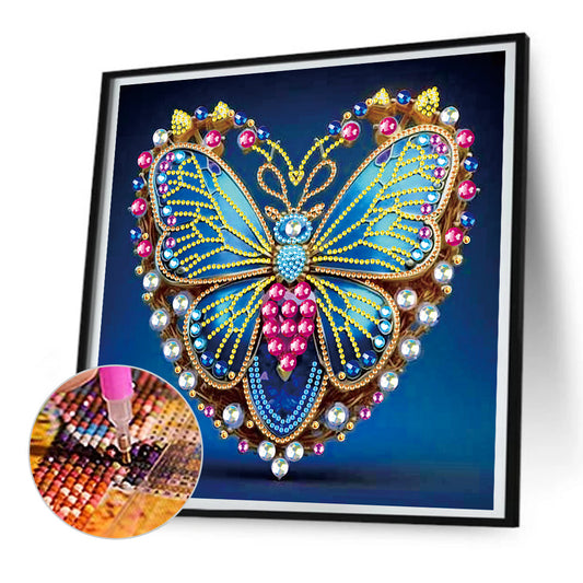 Diamond Painting - Partial Special Shaped - eternal heart (30*30CM)