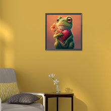 Load image into Gallery viewer, Diamond Painting - Full Round - love frog (30*30CM)

