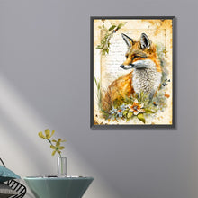 Load image into Gallery viewer, Diamond Painting - Full Round - fox in the grass (40*60CM)
