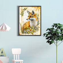 Load image into Gallery viewer, Diamond Painting - Full Round - fox in the grass (40*60CM)
