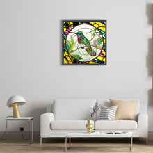 Load image into Gallery viewer, Diamond Painting - Partial Special Shaped - Hummingbird Glass Art (30*30CM)

