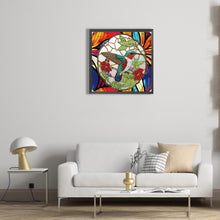 Load image into Gallery viewer, Diamond Painting - Partial Special Shaped - Hummingbird Glass Art (30*30CM)
