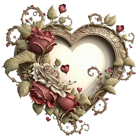 Diamond Painting - Full Round - love rose herb (30*30CM)