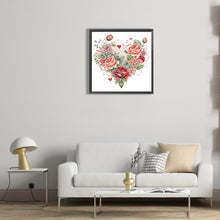 Load image into Gallery viewer, Diamond Painting - Full Round - love rose herb (30*30CM)
