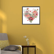 Load image into Gallery viewer, Diamond Painting - Full Round - love rose herb (30*30CM)
