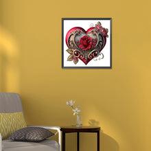 Load image into Gallery viewer, Diamond Painting - Full Round - love rose herb (30*30CM)
