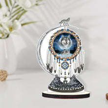 Load image into Gallery viewer, DIY Table Ornament Art Crafts Wooden Desk Diamonds Wolf Kids Gift (BJ028)
