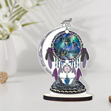 Load image into Gallery viewer, DIY Table Ornament Art Crafts Wooden Desk Diamonds Wolf Kids Gift (BJ029)
