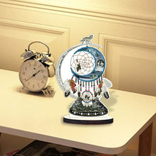 Load image into Gallery viewer, DIY Table Ornament Art Crafts Wooden Desk Diamonds Wolf Kids Gift (BJ032)
