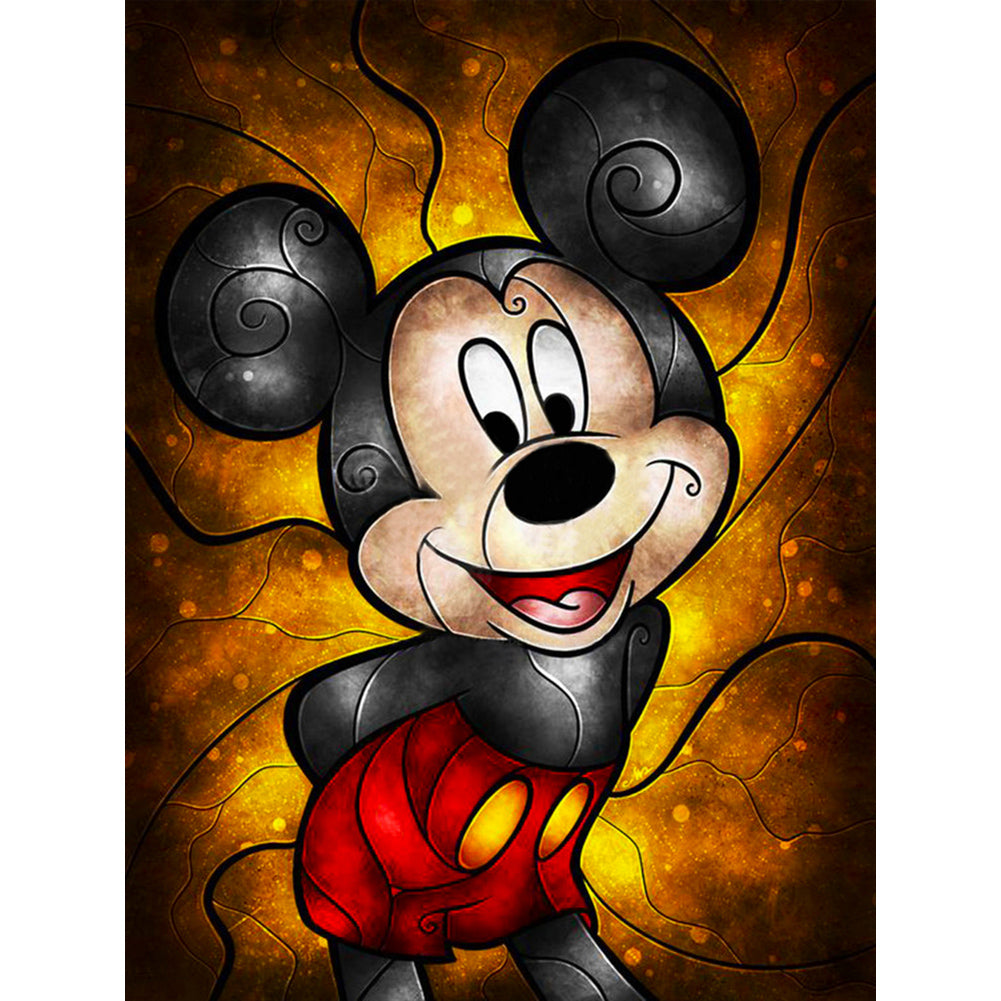 Diamond Painting - Full Round - mickey mouse (30*40CM)