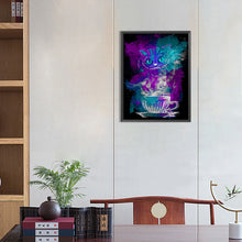 Load image into Gallery viewer, Diamond Painting - Full Round - cheshire cat alice in wonderland (30*40CM)
