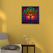 Load image into Gallery viewer, Diamond Painting - Full Round - tree art glass art (30*30CM)
