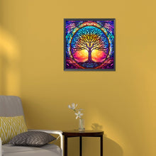 Load image into Gallery viewer, Diamond Painting - Full Round - tree art glass art (30*30CM)
