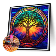 Load image into Gallery viewer, Diamond Painting - Full Round - tree art glass art (30*30CM)

