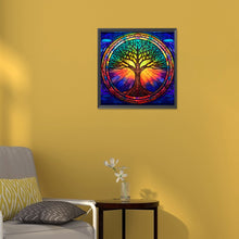 Load image into Gallery viewer, Diamond Painting - Full Round - tree art glass art (30*30CM)
