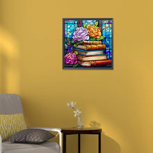 Load image into Gallery viewer, Diamond Painting - Full Round - book art glass art (30*30CM)
