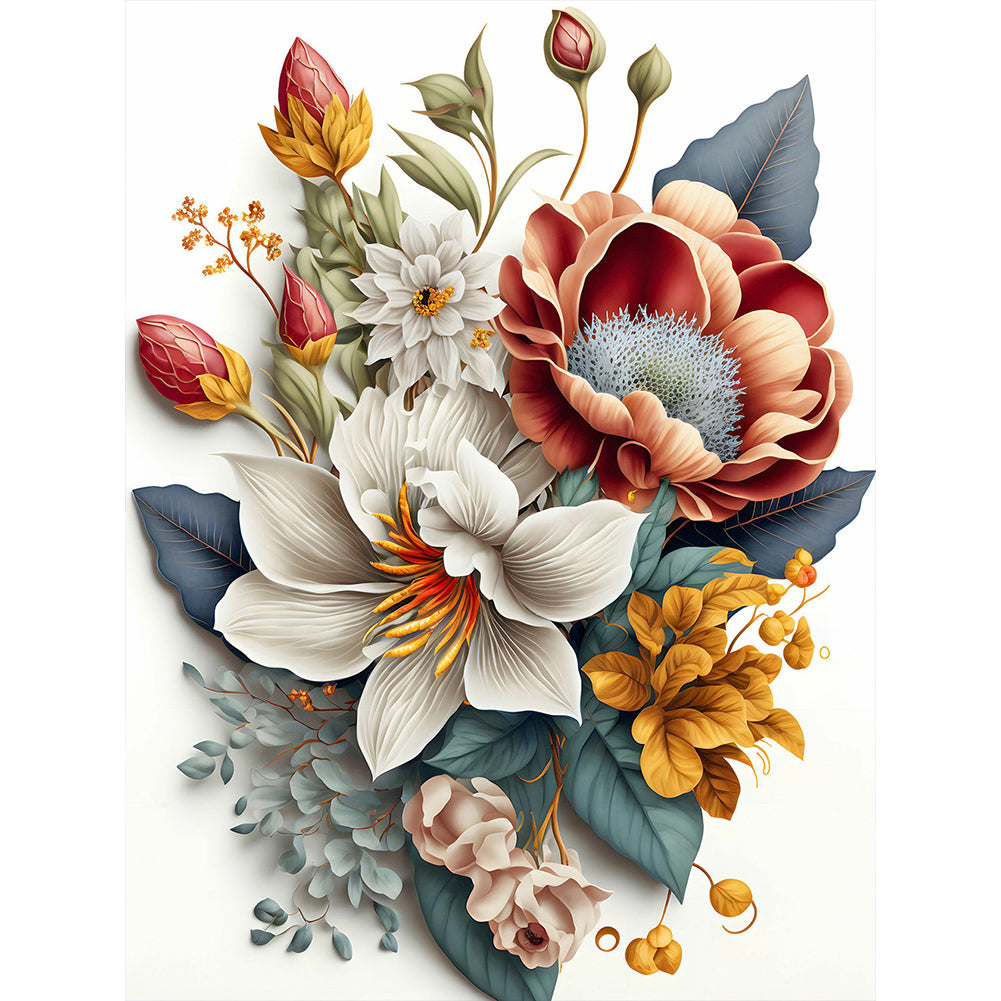 Diamond Painting - Full Round - the flowers (30*40CM)