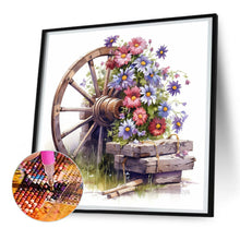 Load image into Gallery viewer, Diamond Painting - Full Round - flowers and wheels (30*30CM)

