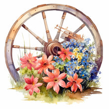 Load image into Gallery viewer, Diamond Painting - Full Round - flowers and wheels (30*30CM)
