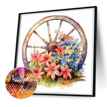 Load image into Gallery viewer, Diamond Painting - Full Round - flowers and wheels (30*30CM)
