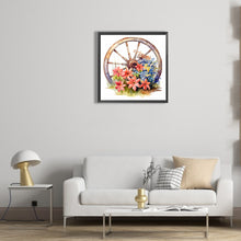 Load image into Gallery viewer, Diamond Painting - Full Round - flowers and wheels (30*30CM)
