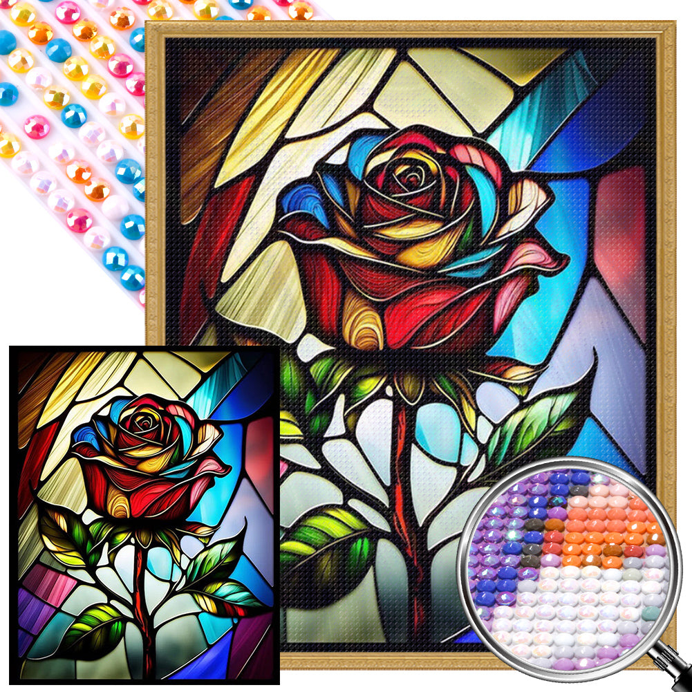 AB Diamond Painting - Full Round - Rose (40*50CM)