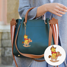 Load image into Gallery viewer, DIY Gem Keychains Handmade Pocket Mirror Cartoon (Winnie the Pooh)
