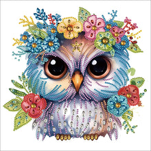 Load image into Gallery viewer, Diamond Painting - Partial Special Shaped - owl (30*30CM)
