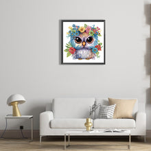 Load image into Gallery viewer, Diamond Painting - Partial Special Shaped - owl (30*30CM)
